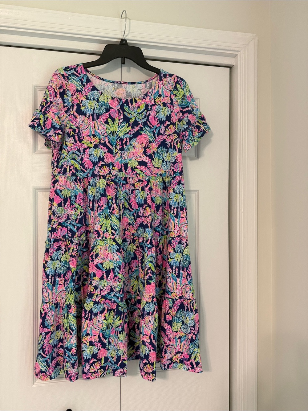 Lilly Pulitzer Navy Multi-Color Floral Mini Dress